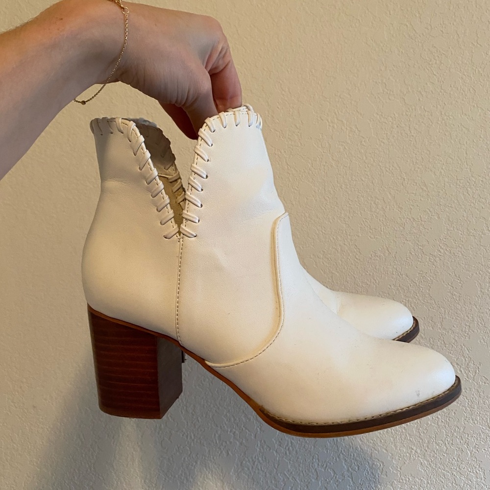 White Urban Outfitters Booties